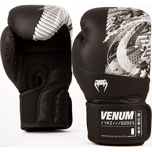 Рукавички для боксу VENUM YKZ21 Black Silver