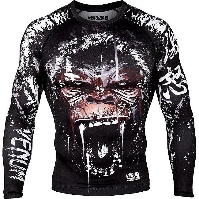 Рашгард з довгим рукавом VENUM Gorilla Black