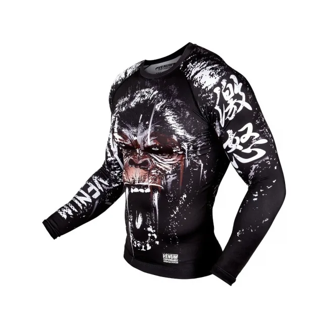 Рашгард з довгим рукавом VENUM Gorilla Black