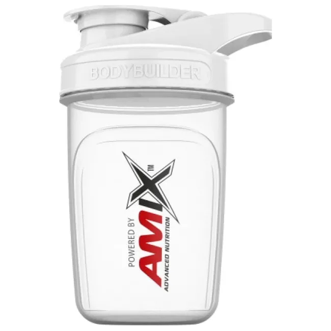 Шейкер Amix Bodybuilder Shaker 300мл - белый