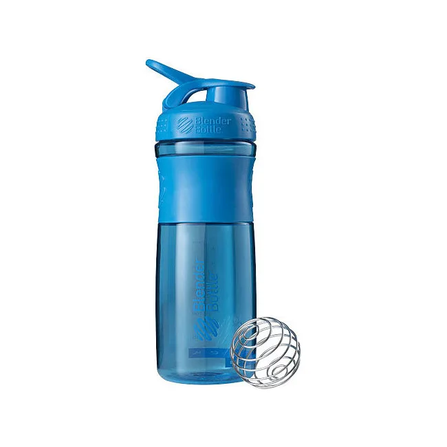 Спортивный шейкер-бутылка BLENDERBOTTLE SportMixer Flip 28oz/820мл Cyan