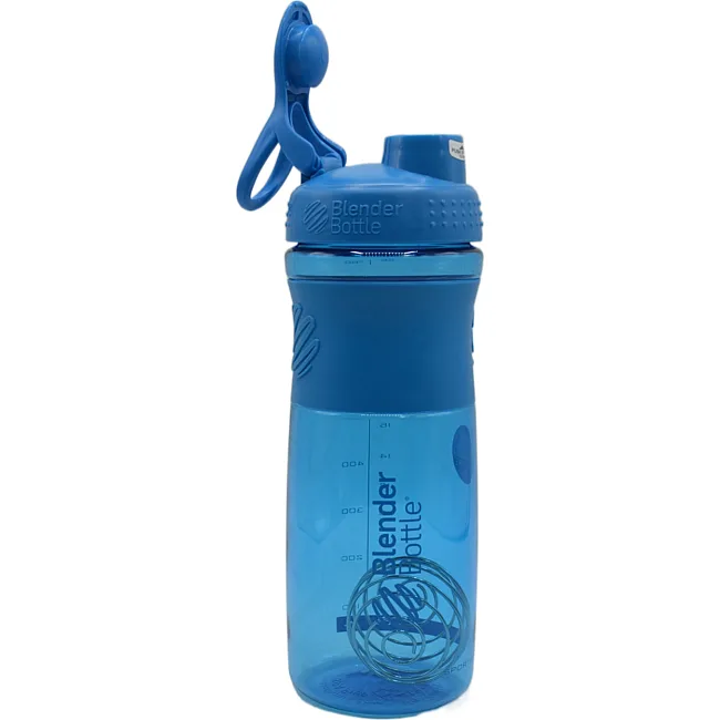 Спортивный шейкер-бутылка BLENDERBOTTLE SportMixer Flip 28oz/820мл Cyan