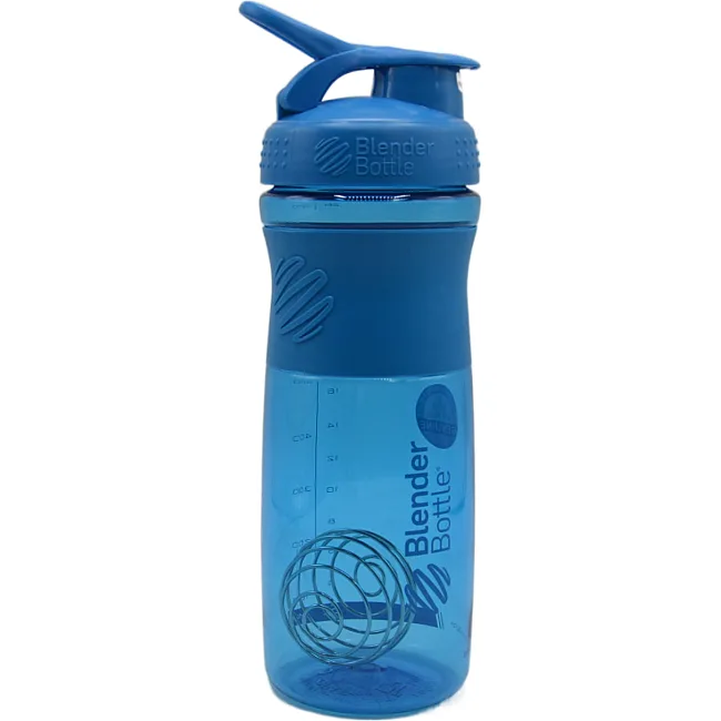 Спортивный шейкер-бутылка BLENDERBOTTLE SportMixer Flip 28oz/820мл Cyan