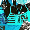 Спортивный шейкер-бутылка BLENDERBOTTLE SportMixer Flip 28oz/820мл Cyan