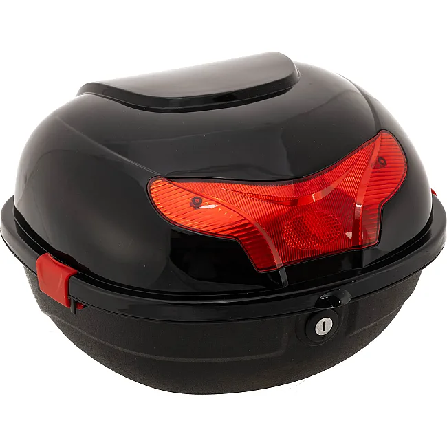 Центральный кофр для мотоцикла багажник задний SP-SPORT MS-5787 (Черный-красный)