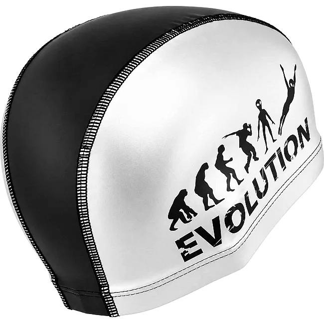 Шапочка для бассейна текстильная MADWAVE Husky Evolution M058412 (Серебряный)