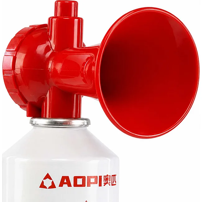 Горн спортивний пневматичний клаксон зі змінним балоном стисненого газу AOPI W-440 (Помаранчевий)