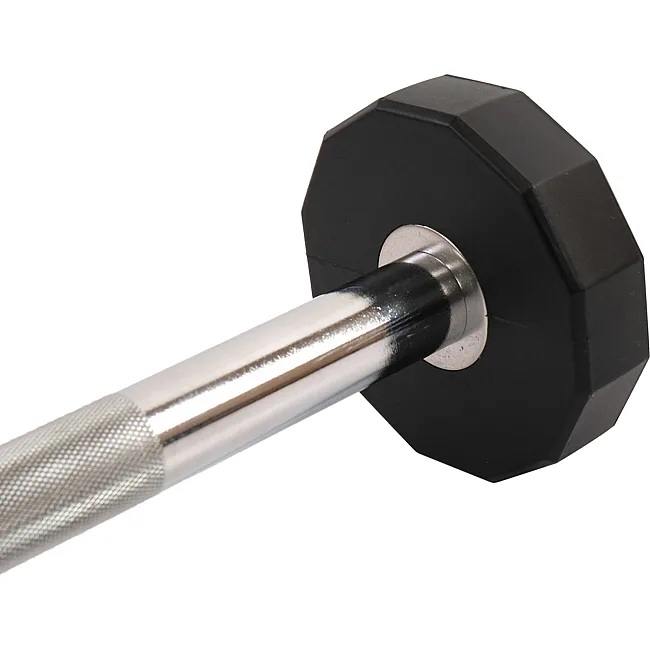 Штанга неразборная с фиксированным весом прямая PEV HAMMER STRENGHT TA-9979-10 (Черный)
