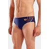 Плавки-слепы для мужчин Arena DOUBLE GRAPHIC SWIM BRIEFS темно-синий, оранжевый (для мужчин)