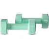 Гантели для фитнеса виниловые ZELART Beauty TA-5225-3 (Черный)