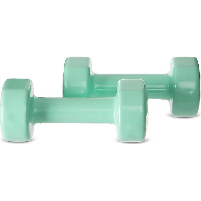 Гантели для фитнеса виниловые ZELART Beauty TA-5225-3 (Черный)