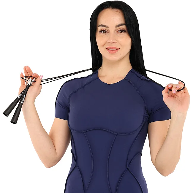 Скоростная скакалка ZELART FI-4855 3м (Черный)