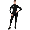 Спортивна жіноча кофта на блискавці флісова JOMA EXPLORER 902909-100 (Чорний)