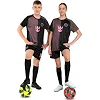 Футбольная форма детская с символикой клуба INTER MIAMI MESSI 10 гостевая 2026 SP-SPORT CO-7359 (Черный-розовый)