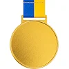 Медаль спортивная с лентой SP-SPORT UKRAINE с украинской символикой C-6826 (Бронзовый)