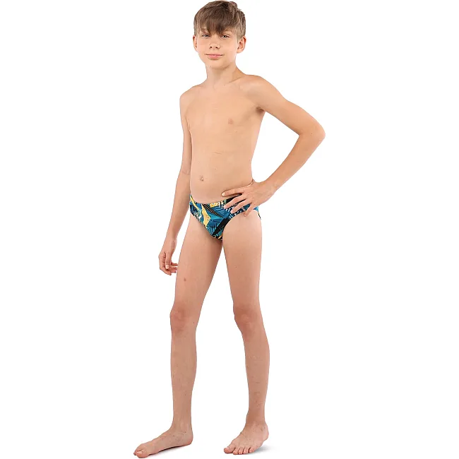 Плавки для мальчиков классические для плавания MADWAVE Cult junior PBT H2 M149413 (Синий)