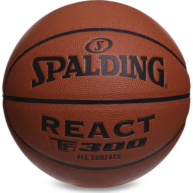 Баскетбольный мяч
 SPALDING REACT TF300 76846Y
 7