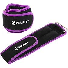Утяжелители для ног и рук ZELART FI-5732-2 2x1кг (Фиолетовый)