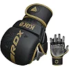 Перчатки для рукопашного боя ММА RDX F6 KARA Matte Golden Plus