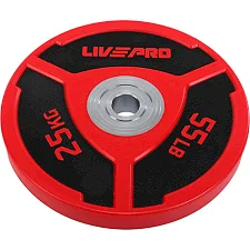 Бамперный диск полиуретановый LiveUp LP8027-25 ø50.5мм 25кг