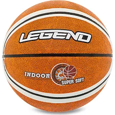 Баскетбольный мяч резиновый LEGEND BA-1912 7 (Оранжевый)