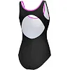 Купальник закрытый для женщин Aqua Speed KATE 61579 черный, розовый