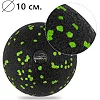 Набор для массажа и йоги PowerPlay PP_4093 EPP (3 м&ячия + валик массажер 15*5,3см.) Green + резинка 5,5 кг.