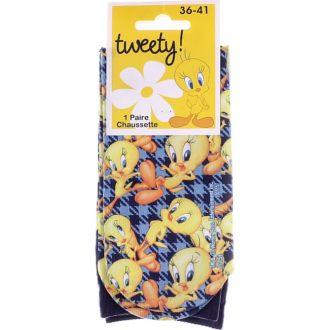 Носки LOONEY TUNES FOND PIED DE POULE женские арт 17890935-3