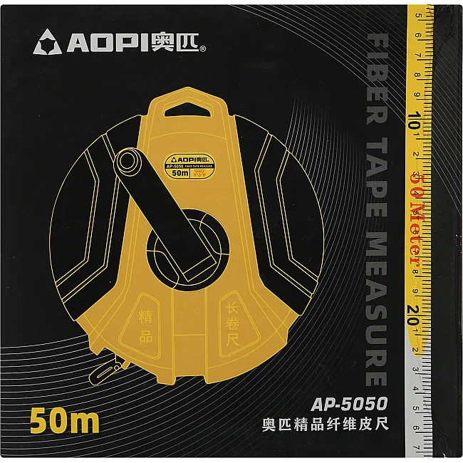 Рулетка спортивная геодезическая AOPI AP-5050 50м