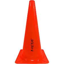 Конус для тренировок META Coloured Cone оранжевый 38 см