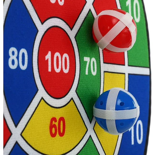 Дартс
 6 мячей и мишень VELCRO dartboard BAILI
 BL-612 37cм