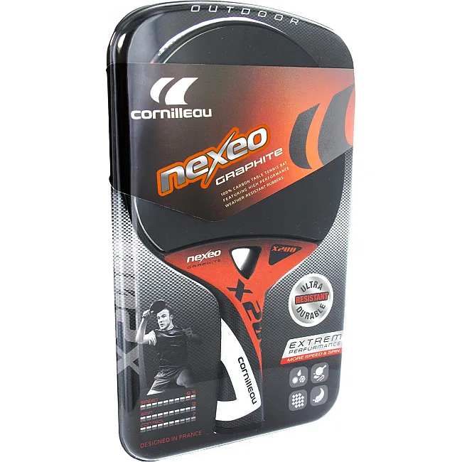 Ракетка для настольного тенниса Cornilleau NEXEO X200 OUTDOOR, черная