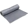 Спортивное полотенце из микрофибры в чехле EVA CASE SPORTS TOWEL FRYFAST 4MONSTER T-EDT-80 40х80см (Серый)