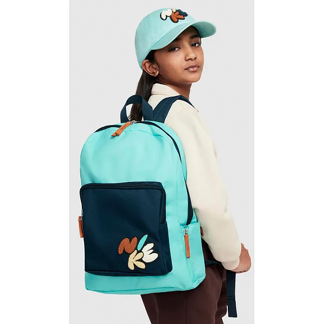 Детский рюкзак Nike Y NK CLASSIC BKPK - BUBBLE 16L бирюзовый, темно-синий 38x28x13 см