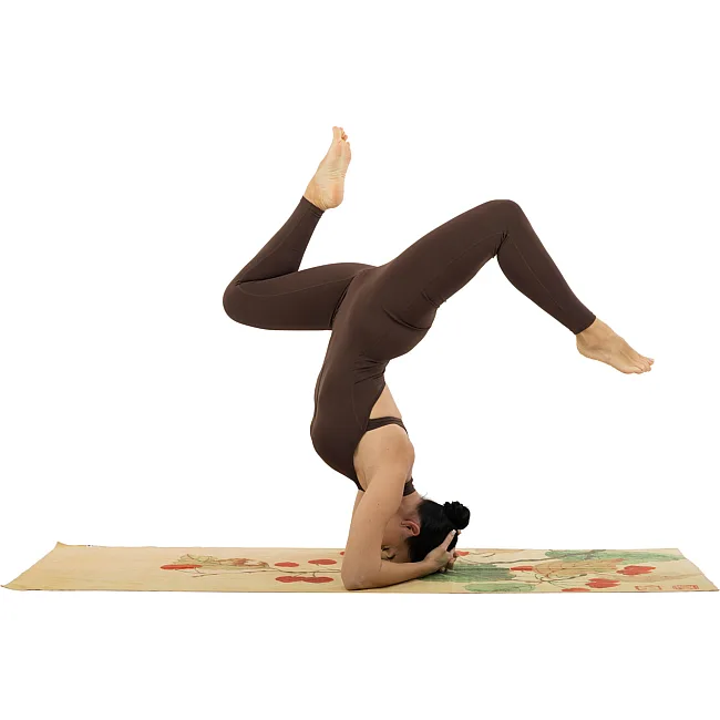 Полотенце-коврик для йоги
 нескользящий  BLOOM YOGA TOWEL LB7091 BEGONIA (Коричневый)