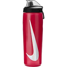 Пляшка для води Nike REFUEL BOTTLE LOCKING LID 24 OZ червоний, чорний, сріблястий 709 мл