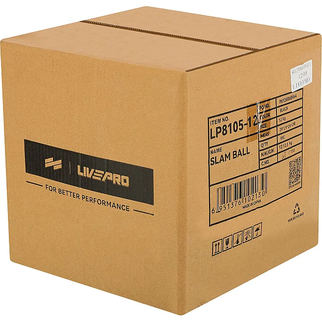 Слембол м'яч набивний для кросфіту та фітнесу
 LiveUp LP8105-12 12кг