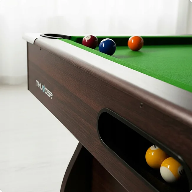 Більярдний стіл THUNDER BOLD-BROWN 7FT, 214 х 122 х 81 см