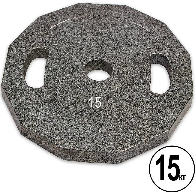 Блины диски стальные окрашенные 2 Handle Champion Newt NT-5221-15 52мм 15кг