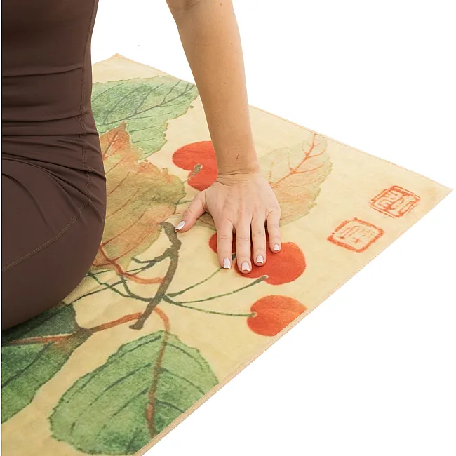 Полотенце-коврик для йоги
 нескользящий  BLOOM YOGA TOWEL LB7091 BEGONIA (Коричневый)