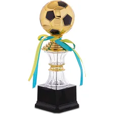 Спортивний кубок нагородний Футбол SP-SPORT BALL YK-015 28см золото