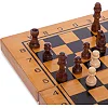 Шахматы шашки нарды 3 в 1 набор настольных игр из бамбука SP-SPORT
 341-161
 30х30см