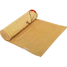 Полотенце-коврик для йоги нескользящий BLOOM YOGA TOWEL LB7091 BEGONIA (Коричневый)