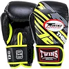 Перчатки для бокса кожаные TWINS BO-5058 8-14унций (Салатовый)