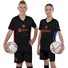 Футбольная форма детская с символикой клуба BARCELONA гостевая 2024 SP-SPORT CO-3730 115-160см