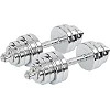 Разборные гантели
 стальные хромированные 35кг SP-SPORT
 TA-8045-35 2шт по 17,5кг хром