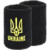 Спортивный напульсник впитывающий влагу UKRAINE BC-9282 1шт (Черный)