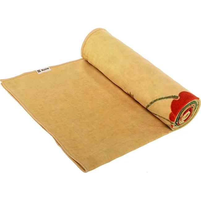 Полотенце-коврик для йоги
 нескользящий  BLOOM YOGA TOWEL LB7091 BEGONIA (Коричневый)