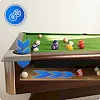 Більярдний стіл THUNDER BOLD-BROWN 7FT, 214 х 122 х 81 см