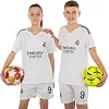 Футбольна форма дитяча із символікою клубу
 REAL MADRID MBAPPE 9 домашня 2025 SP-SPORT

 CO-4633 20-30 (Білий)